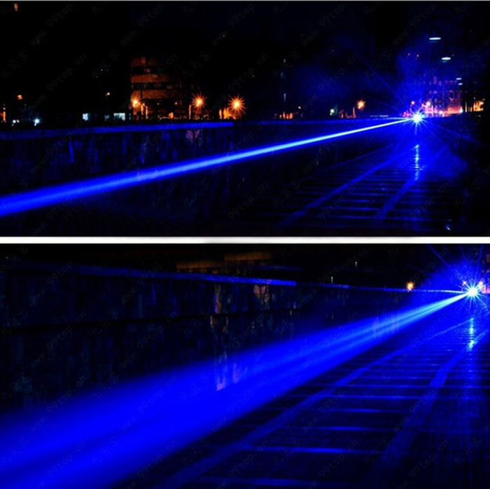 blue laser light